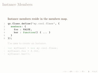 LISA QooxdooTutorial Slides