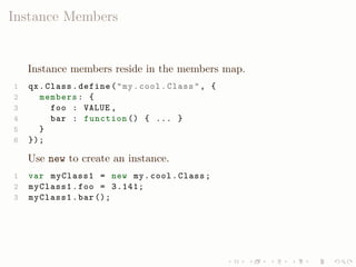 LISA QooxdooTutorial Slides