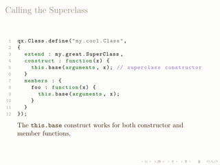 LISA QooxdooTutorial Slides