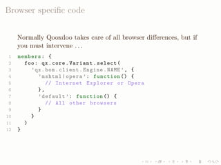LISA QooxdooTutorial Slides