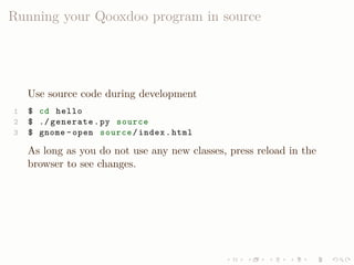 LISA QooxdooTutorial Slides