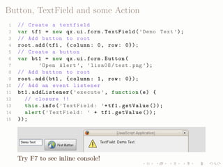 LISA QooxdooTutorial Slides