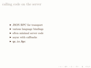 LISA QooxdooTutorial Slides