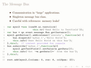LISA QooxdooTutorial Slides