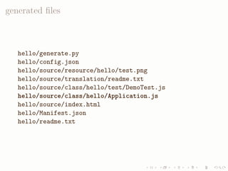 LISA QooxdooTutorial Slides
