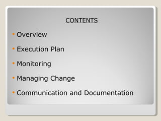 Managing Project Execution | PPT