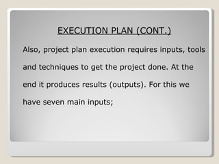 Preoject Execution Managing Project Execution | PPT