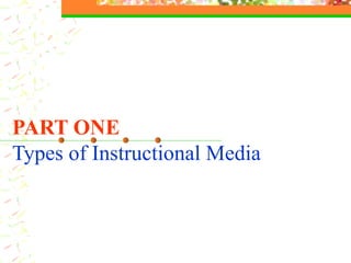 PART ONE Types of Instructional Media   