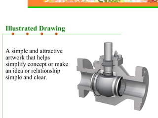 A simple and attractive artwork that helps simplify concept or make an idea or relationship simple and clear. Illustrated Drawing 