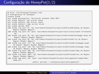 Uso de Honeypots com Honeyd