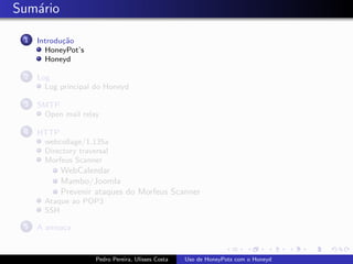 Uso de Honeypots com Honeyd