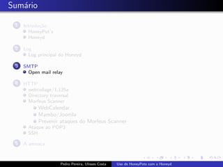 Uso de Honeypots com Honeyd