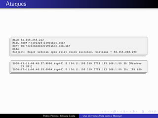 Uso de Honeypots com Honeyd