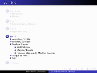 Uso de Honeypots com Honeyd
