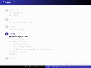 Uso de Honeypots com Honeyd