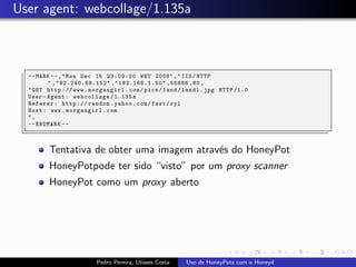 Uso de Honeypots com Honeyd
