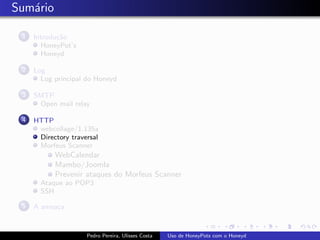 Uso de Honeypots com Honeyd