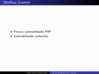 Uso de Honeypots com Honeyd