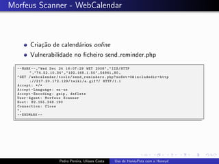 Uso de Honeypots com Honeyd