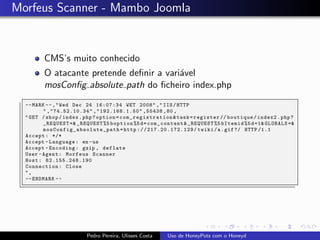 Uso de Honeypots com Honeyd