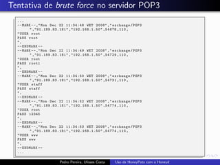 Uso de Honeypots com Honeyd