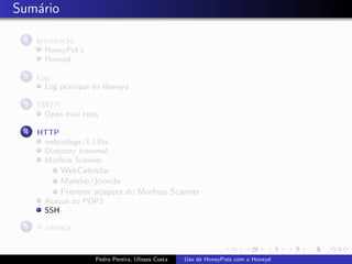 Uso de Honeypots com Honeyd