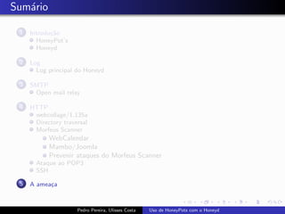 Uso de Honeypots com Honeyd