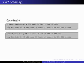 Uso de Honeypots com Honeyd