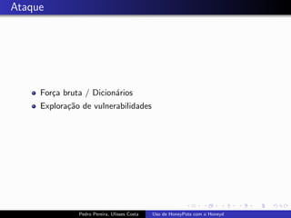 Uso de Honeypots com Honeyd