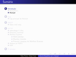 Uso de Honeypots com Honeyd