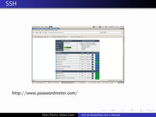 Uso de Honeypots com Honeyd