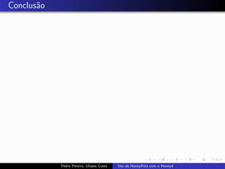 Uso de Honeypots com Honeyd