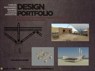 foundation detail back to TOC continue to personal dwelling ii 