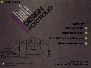 MORE? “ punkrocker” – Teddy Bears (feat. Iggy Pop)  ©Big Beat/Atlantic 956.455.2130 [email_address] RESUME (PDF) PORTFOLIO (PDF) FIND ME ON LINKEDIN.com THESLOWHOME.com back to TOC 
