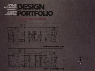 level three floor plan level four floor plan 