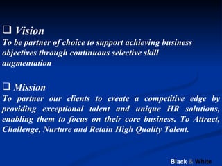 Presentation