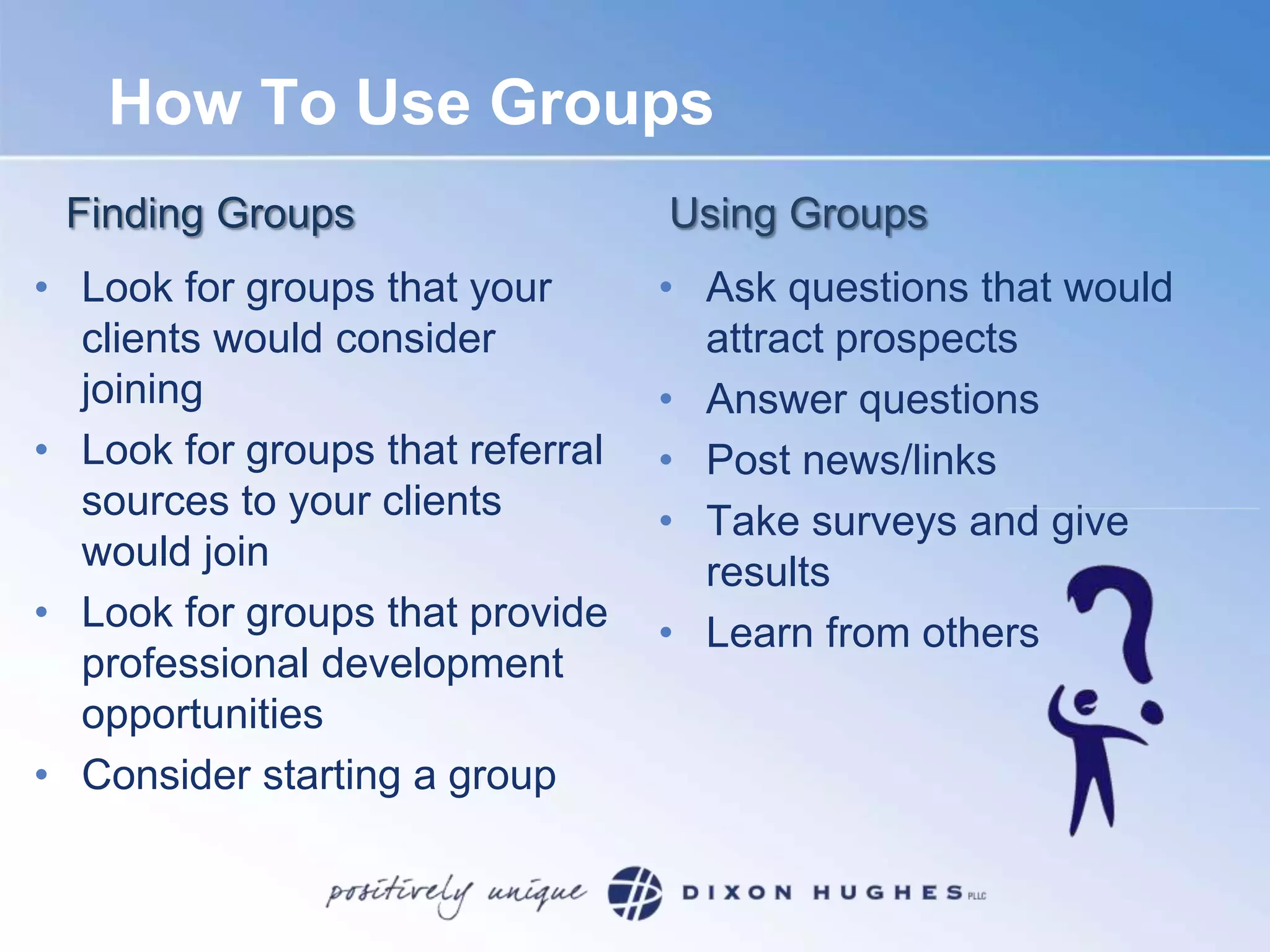 See if you are connected