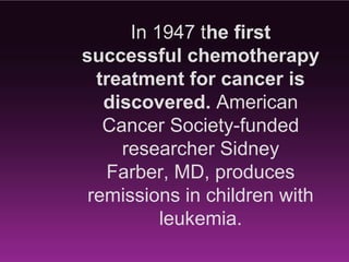 In 1997 ACS received 488 million
  from the American public for its
          cancer control.
 