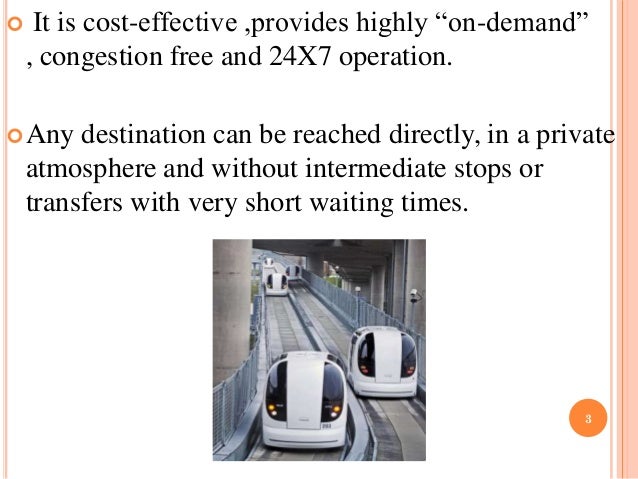 Personal Rapid Transit System