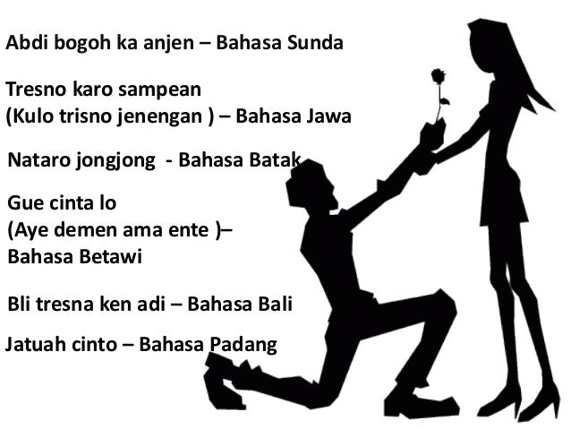 Bahasa Padang Nya Aku Sayang Kamu