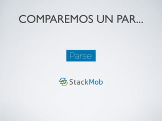 COMPAREMOS UN PAR...
 