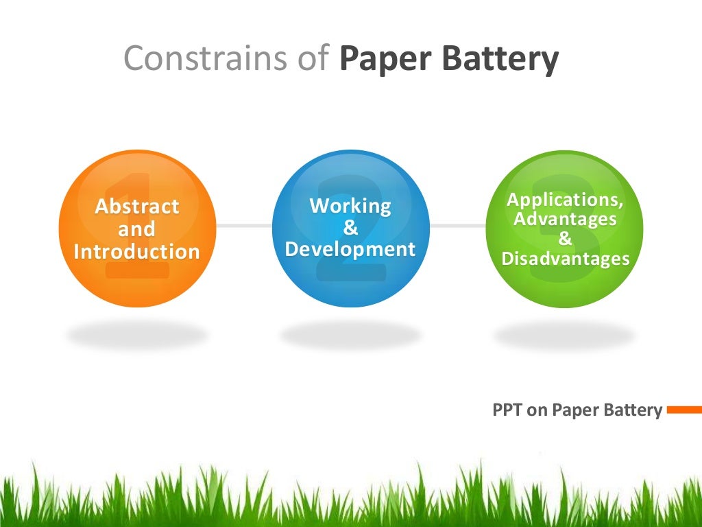 Paper Battery