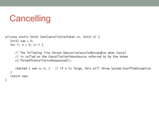 Cancelling
 