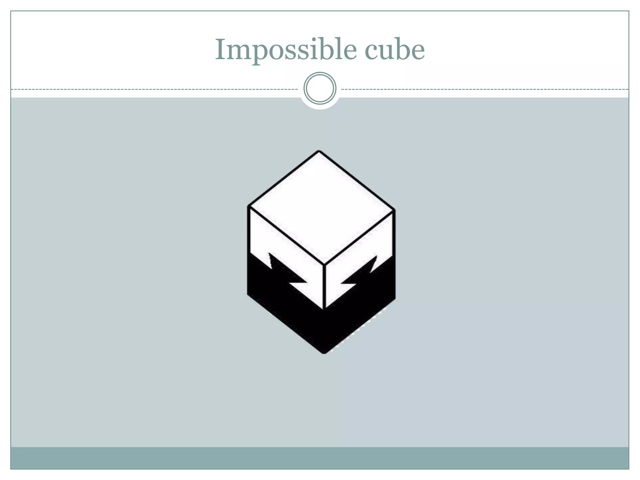 Impossible cube
 