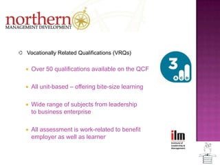 Delivery can be made on site or a suitable facility nearbyAll trainers/tutors are vocationally competent and fully qualified with up to date CPD.A robust Quality Assurance system is in place with input from learners, employers and trainers, with regularly published programme reports. 