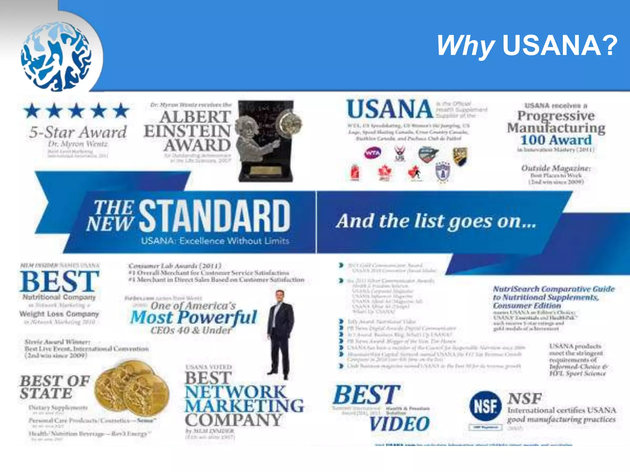 Why USANA?
 