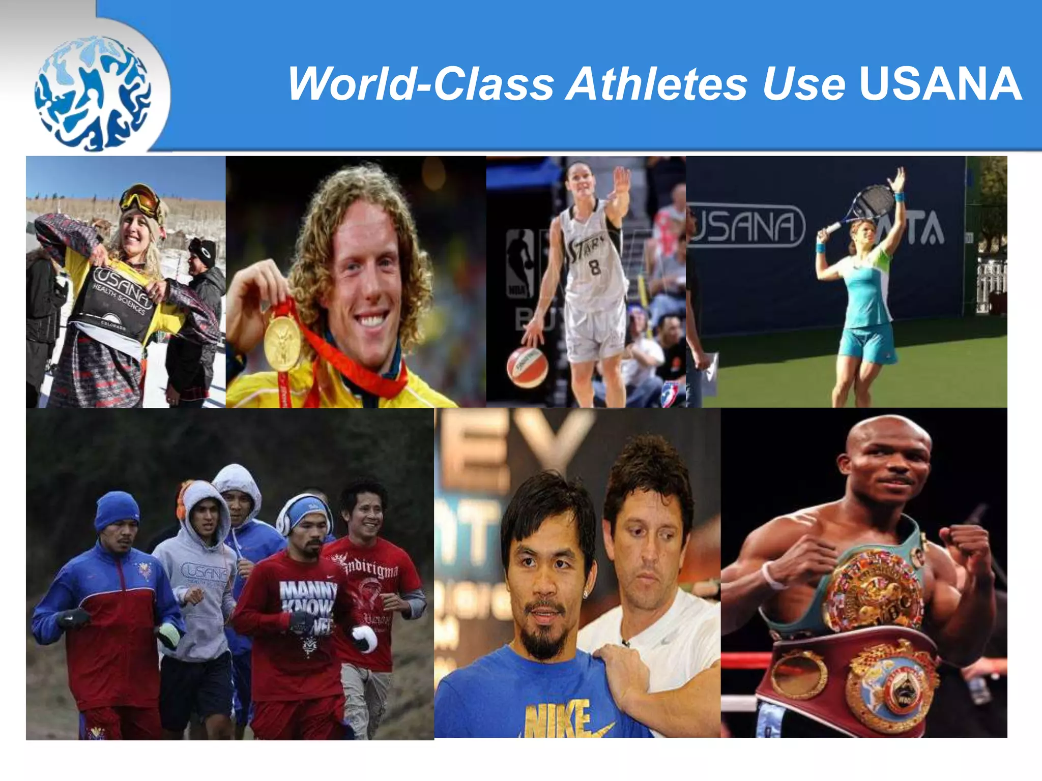World-Class Athletes Use USANA
 