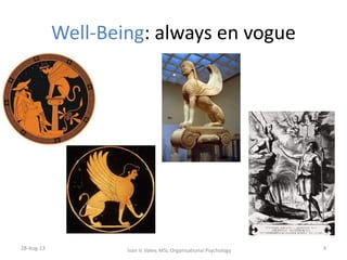 Well-Being: always en vogue
28-Aug-13 4Ivan V. Valev, MSc Organisational Psychology
 
