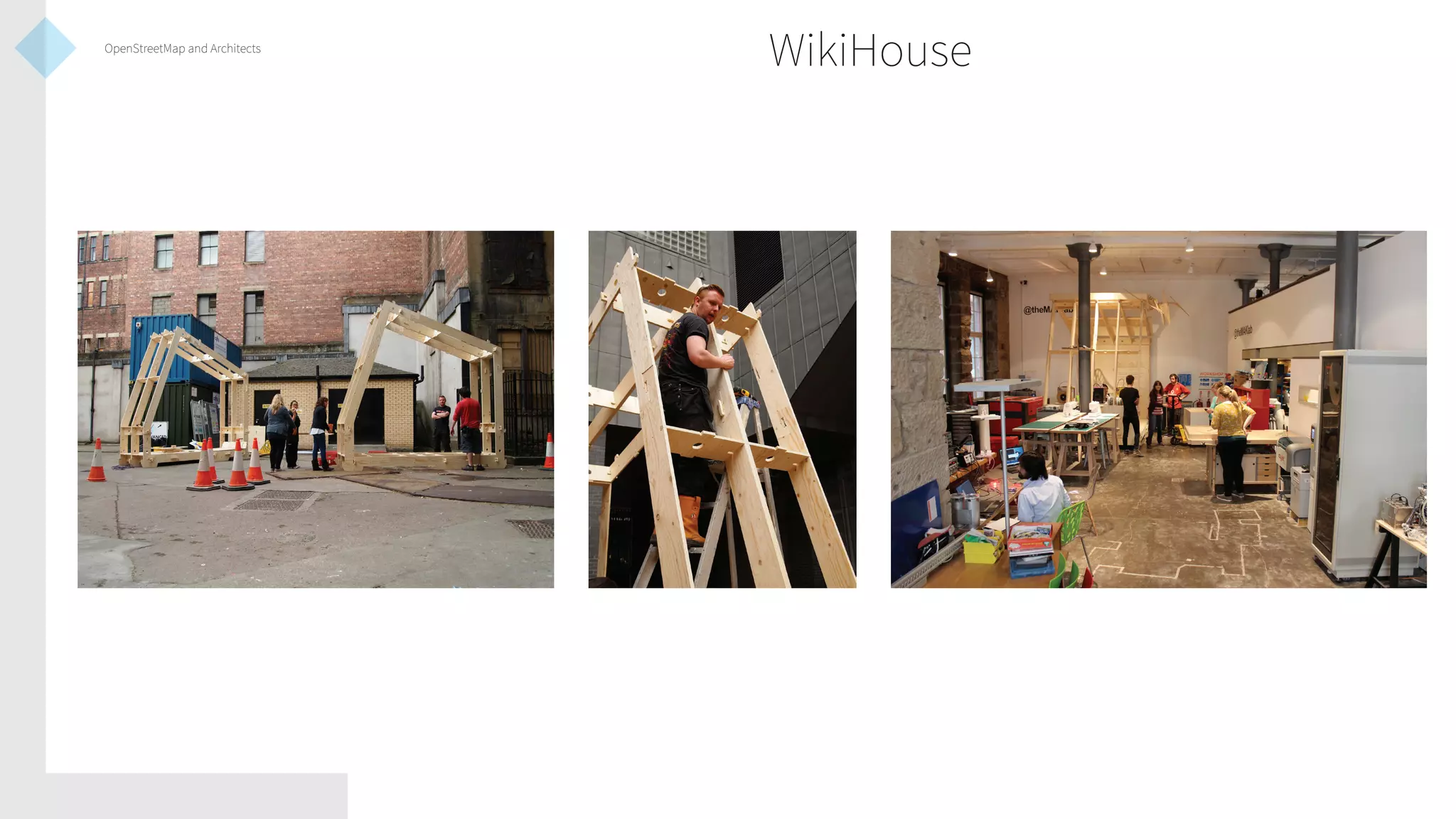 OpenStreetMap and Architects

WikiHouse

 