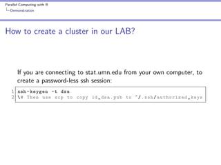 Parallel Computing with R | PPT